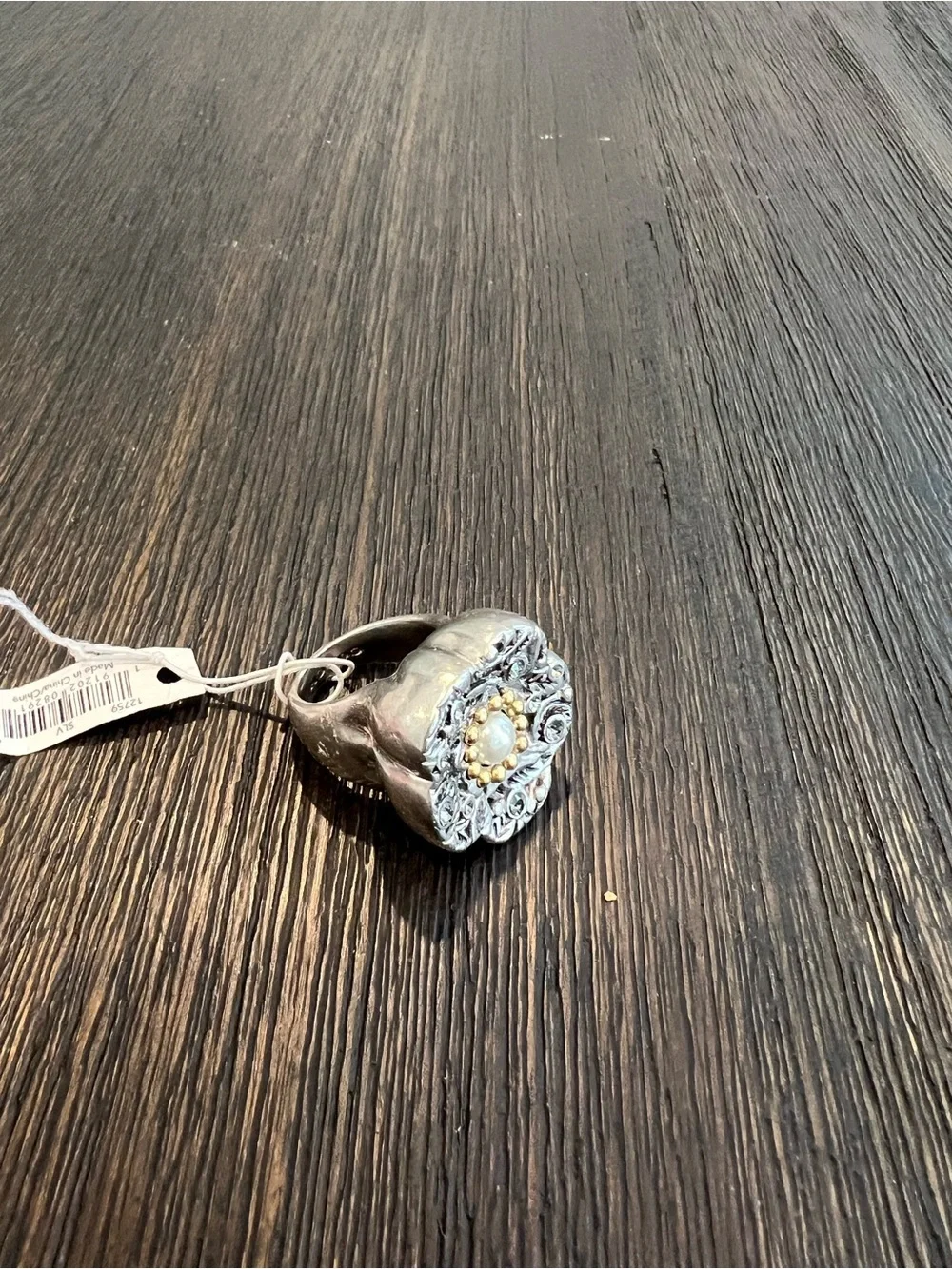 NWT Coach Tea Rose Ring Size 6
